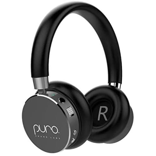 Puro Sound Labs BT2200 Volume Limited Kids’ Bluetooth Headphones – Safer Headphones for Kids – Studio-Grade Audio Quality & Noise Isolation – Gray