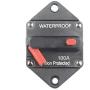 wohhom Hi-Amp 100Amp Circuit Breaker 12V-32V DC Waterproof, 20-300A Fuse Inverter with Manual Reset Button for Auto Truck RV Marine, Panel Mount (100A)