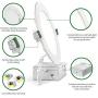 Yecaye 12 Pack 6 Inch 3CCT 90CRI Slim LED Recessed Ceiling Light with Junction Box, 12W 110W Eqv, Eye-Caring, 3000K-5000K Selectable, 1050LM Dimmable Can-Killer Downlight, ETL & Energy Star Certified
