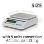 Lab Scale 10kg/0.1g High Precision Scale Digital Balance Laboratory Electronic Balance Kitchen Scale Digital Precision Analytical Balance Industrial Counting Scale