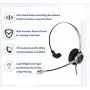 Phone Headset RJ9 for Office Call Center with Noise Cancelling Mic with Extra 3.5mm Connetor for Mobiles Compatible with Avaya Nortel Aastra Toshiba Phone