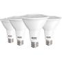 Sunco Lighting 4 Pack PAR30 LED Bulb, 11W=75W, Dimmable, 2700K Soft White, 850 LM, E26 Base, Indoor/Outdoor Spotlight, Waterproof - UL & Energy Star