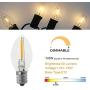 Emitting Shatterproof & Waterproof C7 Replacement LED Light Bulbs – 0.6W Equivalent to 7W, White Warm 2700K Outdoor String Lights , E12 Base Edison LED Night Light Bulbs (C7-25PACK)