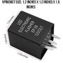 4-Pin EP29 EP29N 12 Volt LED Electronic Flasher Relay Fix For LED Turn Signal Bulbs Hyper Flash