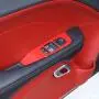 Window Lift Switch Button Panel Cover Trim Interior Accessories for Dodge Challenger 2015-2020 (Red)