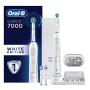 Oral-B 7000 SmartSeries Rechargeable Power Electric Toothbrush with Bluetooth Connectivity and Travel Case, White