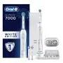 Oral-B 7000 SmartSeries Rechargeable Power Electric Toothbrush with Bluetooth Connectivity and Travel Case, White