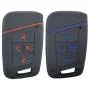 2Pcs Coolbestda Compatible with 2021 2020 2019 VW Volkswagen Tiguan Atlas Jetta Passat Golf Alltrack Push Start 4B Key Fob Case Cover Skin Jacket Pouch Sleeve Glove Protector KR5FS14-US