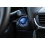iJDMTOY 2pc Set Blue Aluminum Keyless Engine Push Start Button & Surrounding Decoration Ring Compatible With Mazda 3 6 CX-3 CX-5 CX-9 MX-5 w/Push Start Engine Feature