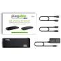 Plugable USB 3.0 Dual 4K Display Horizontal Docking Station with DisplayPort and HDMI for Windows and Mac (Dual 4K DisplayPort & HDMI, Gigabit Ethernet, Audio, 6 USB Ports)