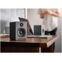Audioengine A1 Home Music System | Powered aptX Bluetooth Stereo Speakers for Bookshelf | Wired or Wireless Connection, AUX Input for Computer, Turntable, TV, Subwoofer Connection (Pair, Grey)