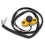 CNC Motorcycle Engine Stop Start Kill Switch Button Dirt Pit Bike ATV Quad Gokart Gold Water-Resistant