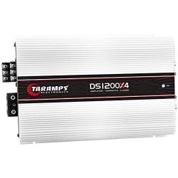 Taramps 1200W 4 CH 2 OHM CAR AMP, White (DS 1200x4)