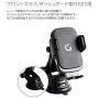 GAZE Wireless Car Charger Mount V2, Auto-Clamp 10W Qi Fast Charging, Air Vent Dash & Windshield Phone Holder Compatible iPhone Xs/Xs Max/XR/X/ 8/8 Plus, Samsung Galaxy S10 /S10+/S9 /S9+/S8 /S8+