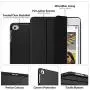 MoKo Case Fit New iPad Mini 5 2019 (5th Generation 7.9 inch) - Slim Lightweight Smart Shell Stand Cover with Translucent Frosted Back Protector, with Auto Wake/Sleep - Black
