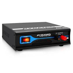 Universal Compact Bench Power Supply - 30 Amp Regulated Home Lab Benchtop AC-to-DC Converter w/ 13.8 Volt DC 115/230V AC Switchable, Screw Type Terminals, Cooling Fan - Pyramid PSV300
