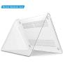 IBENZER New 2020 MacBook Air 13 inch Case M1 A2337 A2179 A1932 Plastic Hard Shell Case with Keyboard Cover for Apple Mac Air 13 Retina Display with Touch ID (2018-2020), Crystal Clear, MMA-T13CYCL+1