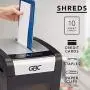 GBC ShredMaster Home Office Shredder, PSX10-06, Super Cross-Cut, 10 Sheets (1757407)