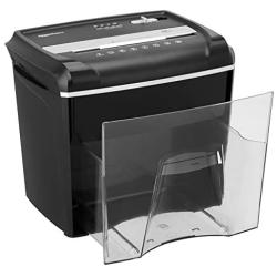 Amazon Basics 12-Sheet Cross-Cut Paper, Junk Mail, CD, and Credit Card Shredder with Pullout Basket