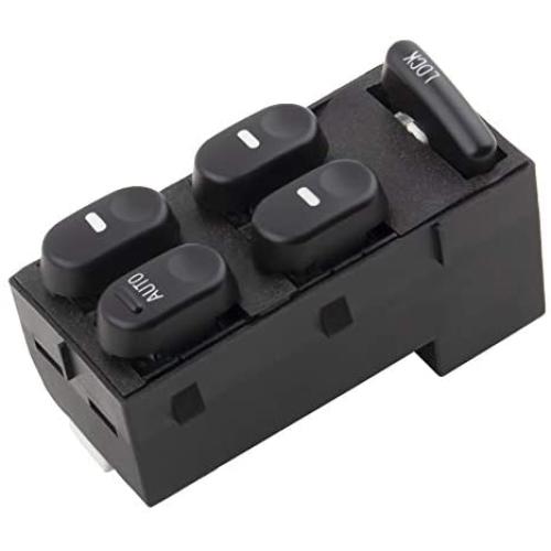 BOXI Driver Side Master Power Window Switch for 1997 1998 1999 2000 2001 2002 2003 2004 2005 Buick Century Buick Regal (Replaces 10433029 19244641)