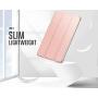 MoKo Case Fit New iPad Air 4th Generation 2020 - iPad Air 4 Case 10.9 inch Slim Lightweight Shell Stand Cover with Translucent Frosted Back Protector for iPad Air 4, Auto Wake/Sleep,Rose Gold