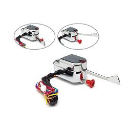 Car Switch Cluster Turn Signals & Hazard Light Column Mount Stalks Retro Chrome