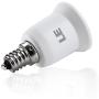 LE E17 to E26 Light Socket Adapter, Bulb Base Converter, Pack of 6