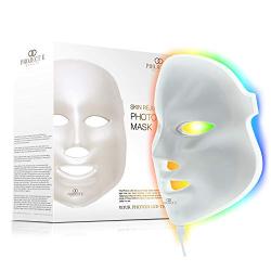 Project E Beauty 7 Colors LED Face Mask Photon Therapy For Skin Rejuvenation Tightening and Whitening Anti Aging Wrinkles Scarring Removal Beauty Facial Skin Care Mask