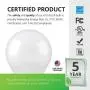 Sunco Lighting 10 Pack A19 LED Bulb, 9W=60W CFL Replacement, 5000K Daylight, 800 LM, Dimmable, Twist and Lock GU24 Pin Base, Indoor Light - UL