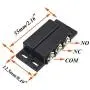 SpzcdZa 2Sets Magnetic Reed Switch Normally Open Closed NC NO Door Alarm Window Security/Magnetic Door Switch/Magnetic Contact Switch/Reed Switch for GPS,Alarm or Other Device,DC 5V 12V 24V Light