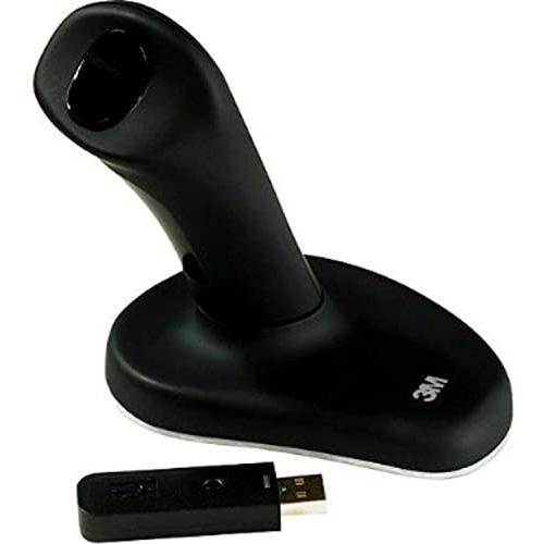 3M Wireless Ergonomic Optical Mouse, Patented Vertical Grip Design Keeps Your Hand and Wrist at a Neutral Angle for Comfort, USB Plug and Play, Soft-Touch Surface, Large Size, Black (EM550GPL)