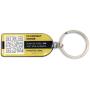 Dynotag Web Enabled Smart Keychain Tag with DynoIQ & Lifetime Recovery Service. Deluxe Coated Steel, with Steel Key Ring