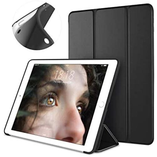 DTTO Mini Case for iPad Mini 3/2/1, (Not Compatible with Mini 5th Generation 2019) Ultra Slim Lightweight Smart Case Trifold Cover Stand with Flexible Soft TPU Back Cover [Auto Sleep/Wake],Black