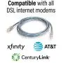 C2G/Cables to Go 28721 RJ11 High-Speed Internet Modem Cable (7 Feet)