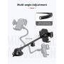Mpow Car Phone Mount, Dashboard Windshield Car Phone Holder with Long Arm, Strong Sticky Gel Suction Cup, Anti-Shake Stabilizer Compatible iPhone 12 11 pro/11 pro max/XS/XR/X/8/7,Galaxy, Moto and More