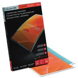 GBC 3740474CF Ezuse Thermal Laminating Pouches, 5 Mil, 11 1/2 X 17 1/2, 100/box