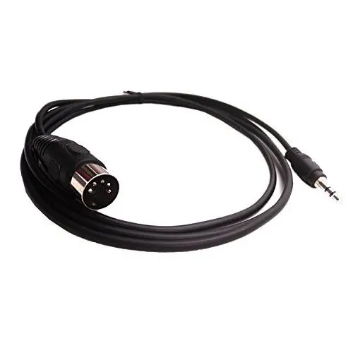5-Pin DIN-Male Cable, 5 Pin Din to 3.5mm(1/8in) TRS Stereo Male Jack Stereo Audio Cable forB & O System Playing The Electronic Musical Instrument Signal Output 1.5m (5 feet,3.5M-5 DIN M)