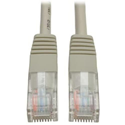 Tripp Lite Cat5e 350MHz Molded Patch Cable (RJ45 M/M) - Gray, 1-ft.(N002-001-GY)