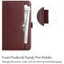 ProCase iPad Pro 12.9 2017/2015 Case (Old Model) - Stand Folio Case Cover for Apple iPad Pro 12.9 Inch (Both 2017 and 2015 Models), with Multiple Viewing Angles, Apple Pencil Holder -Brown