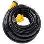 SCITOO 50Foot 50AMP RV Extension Cord Power Supply Cable for Trailer Motorhome Camper