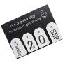 Garneck Card Perpetual Calendar Desktop Hanging Date Cards Decoration Ornament Wall Desktop Calendar for Office Cafe Home Decoration