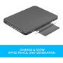 Logitech SLIM FOLIO PRO Backlit Bluetooth Keyboard Case for iPad Pro 12.9-inch (3rd and 4th gen) - Graphite
