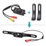 DUTTY Car Rear View Camera Waterproof HD Color Wide with 7 Infrared Night Vision LED Lights