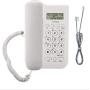 Qinhum Corded Phone Wired Telephone Desktop Wall Mount Seniors Landline Phones for Home Office … (White)