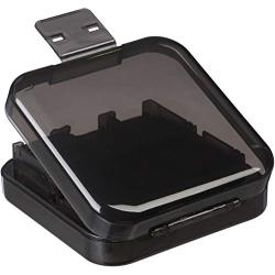 Amazon Basics Game Storage Case for 24 Nintendo Switch Games - 3.4 x 3.4 x 1 Inches, Black