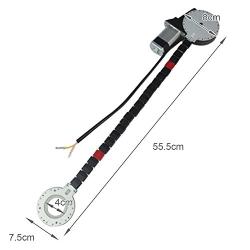 JDMSPEED New Universal Electric Power Window Lift Regulator Conversion Kit with Switches Wiring and Hardware for 2 Door Pickup SUV Truck Van Car