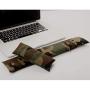 Mouse Pad Wrist Support Set - Keyboard Wrist Rest Pad Bean Bag with Ergobeads, Wrist Pain Relief for Easy Typing, Office, PC, Laptop, Skin-Friendly & Breathable, Washable & Durable, Camouflage