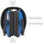 Howard Leight by Honeywell Impact Sport Sound Amplification Electronic Shooting Earmuff, Real Blue