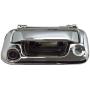 PYvideo Backup Camera with Tailgate Handle for Ford F150/F250/F350/F450 for Universal Monitors (RCA) (Color: Chrome)
