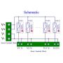 DC Power Fuse Distribution Strip Module (12 Position, Screw Mount)